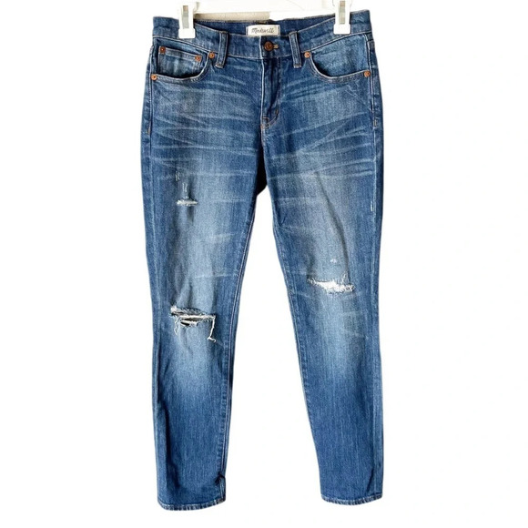 MADEWELL The Slim Boyjean Rip & Repair Edition in Brinville 25 F6240 - Picture 2 of 9